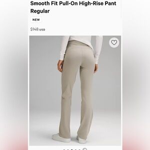 Lululemon Smooth Fit Pull-On High-Rise Pant
Regular